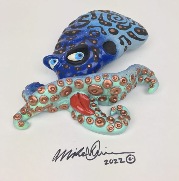 Patterned Mr. Poopy Octopus - Fish with Attitude - Image 3
