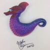 Amber Doodles Seahorse - Artist Mike Quinn