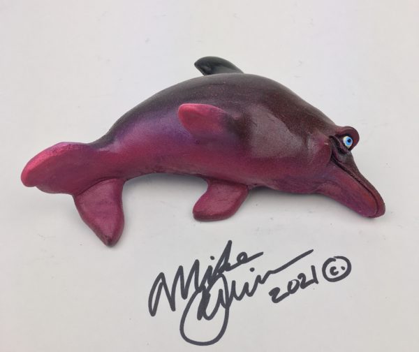 Pebbles Dolphin - Fish With Attitude - Purple - Image 3