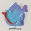 Bright Blue Zekey-Boy w/Red lips - Fish with Attitude