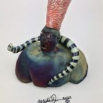 Zelensky - Raku Fired Figure