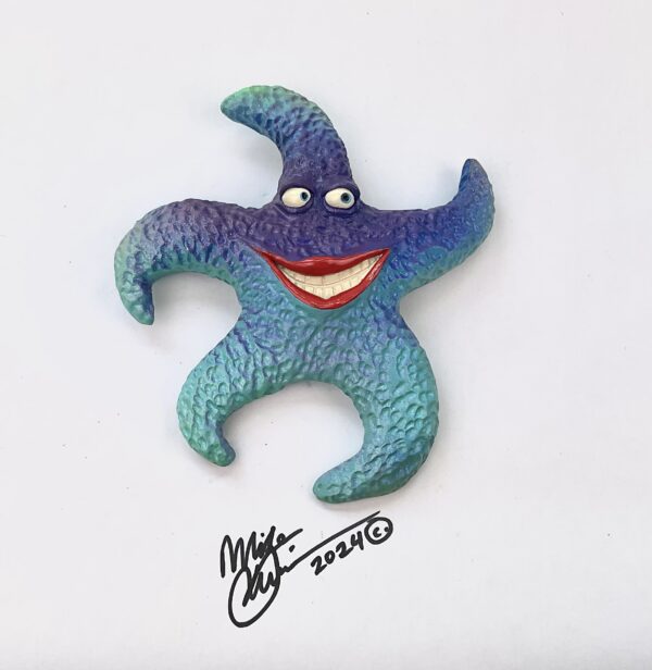 Bright Liberty Starfish Wall Art
