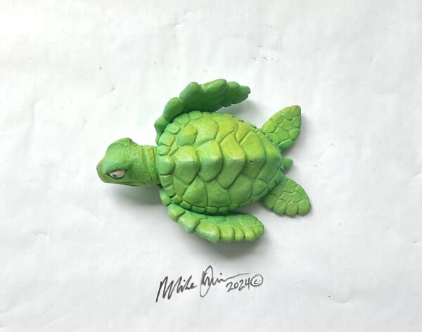 Green King Kalana Sea Turtle Wall Art-