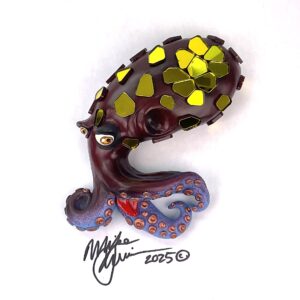 Bold Bernie Octopus with Mirror - Fish with Attitude