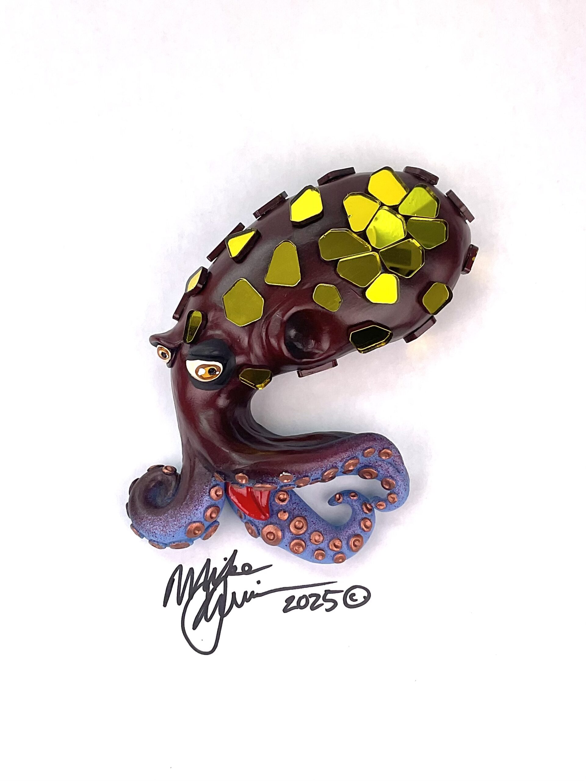 Bold Bernie Octopus with Mirror - Fish with Attitude