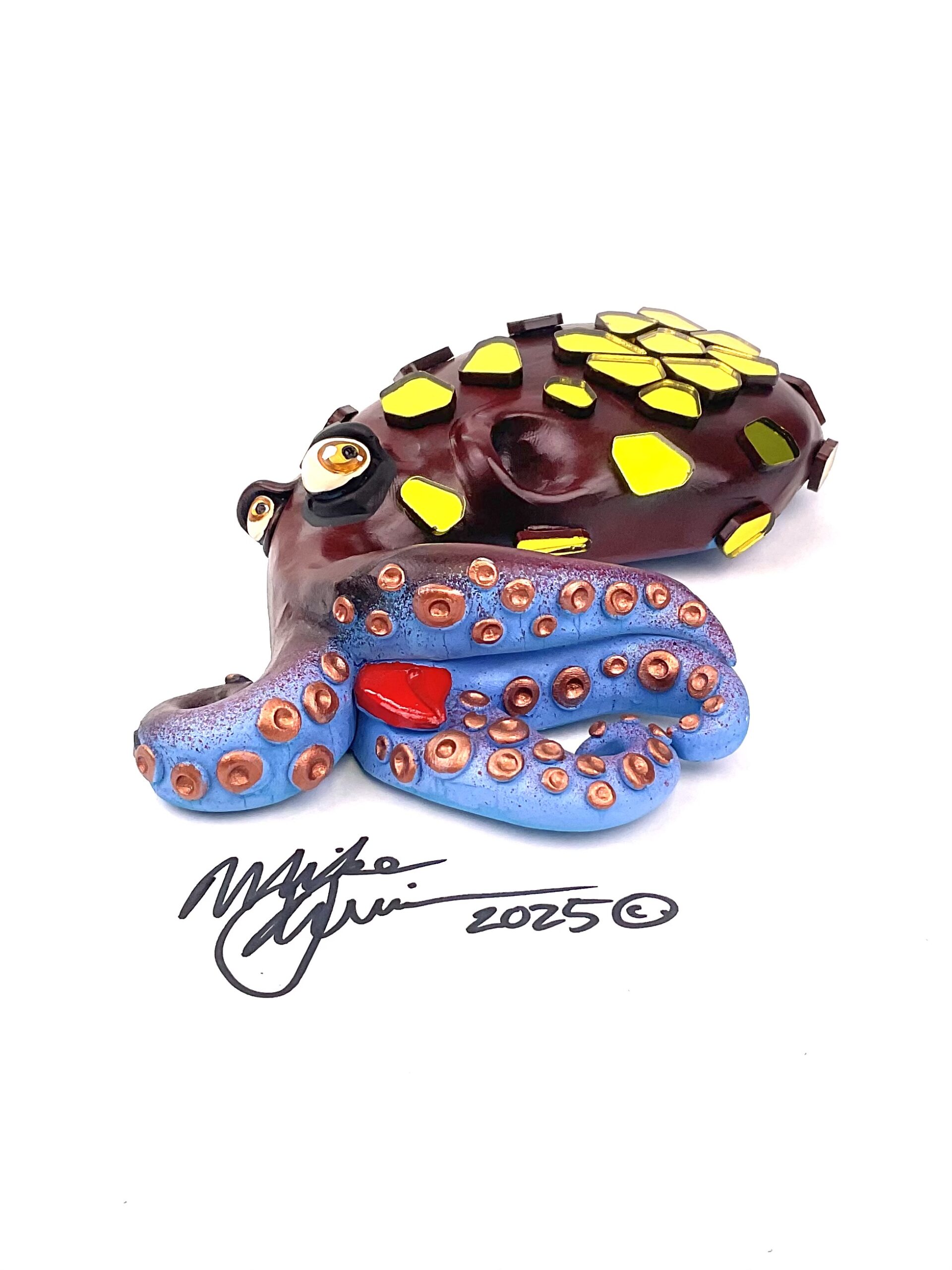 Bold Bernie Octopus with Mirror - Fish with Attitude - Image 3