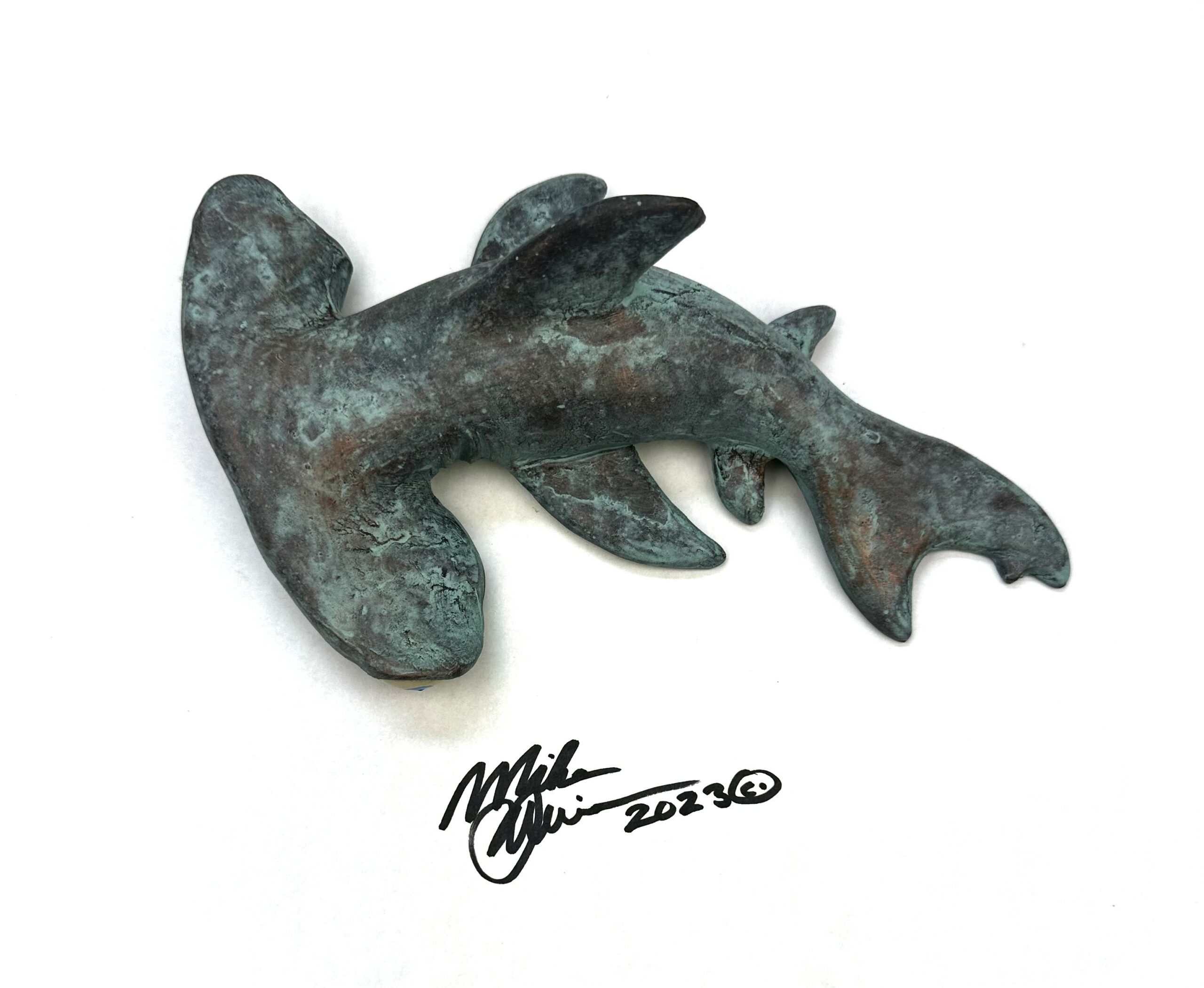 Wild Big Bad Bill Hammerhead Shark Fish With Attitude