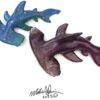 Combo! Ross The Legend and Big Bad Bill Hammerhead Sharks - Fish With Attitude (Copy)