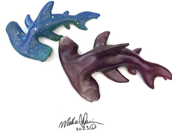 Combo! Ross The Legend and Big Bad Bill Hammerhead Sharks - Fish With Attitude (Copy)