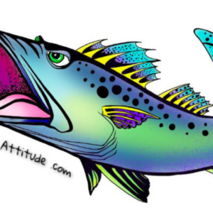 Wild Trout - Die Cut Sticker - Fish With Attitude
