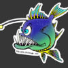 Anglerfish - Die Cut Sticker - Fish With Attitude