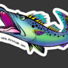 Wild Trout - Die Cut Sticker - Fish With Attitude