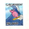 Postcard - Surfing Pig - Fish With Attitude