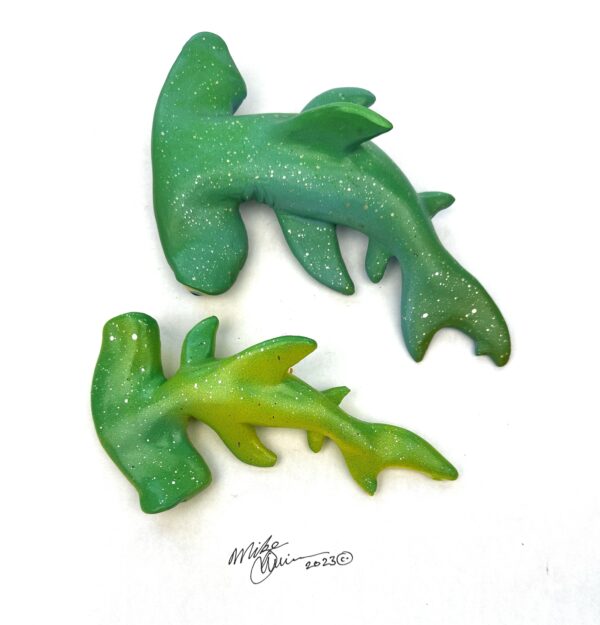 Combo! Ross The Legend and Big Bad Bill Hammerhead Sharks - Fish With Attitude