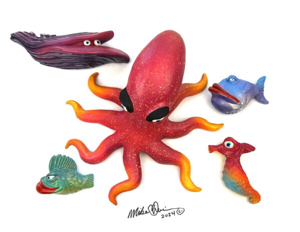 Ursula, Billy, Steve Oh, Grumpy Ted, and Super Sierra - Fish With Attitude