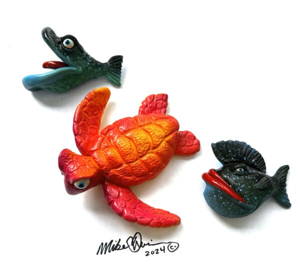 Bumpy Bob, Little Ricky, and Grumpy Bob - Fish With Attitude