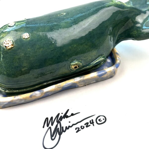 1lb. Butter Dish - Whale -Order yours Now!!!4-6 weeks delivery