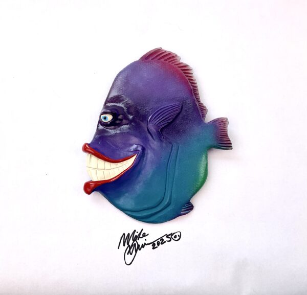 Wild Laughing Larry - Fish Art