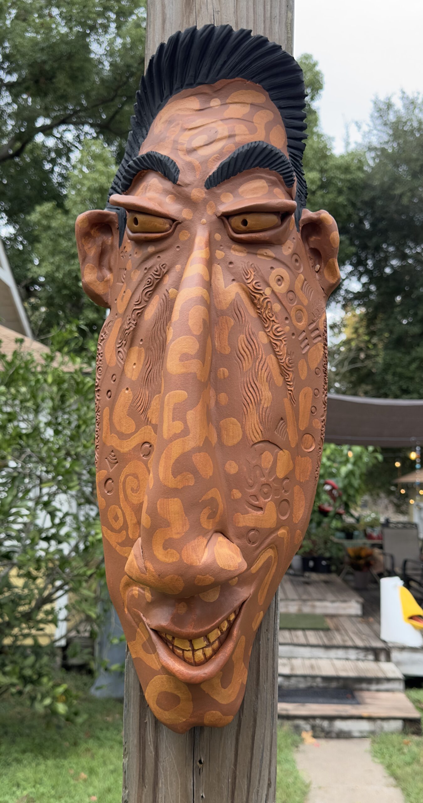 Large Tribal Mask "Pablito" - Image 2