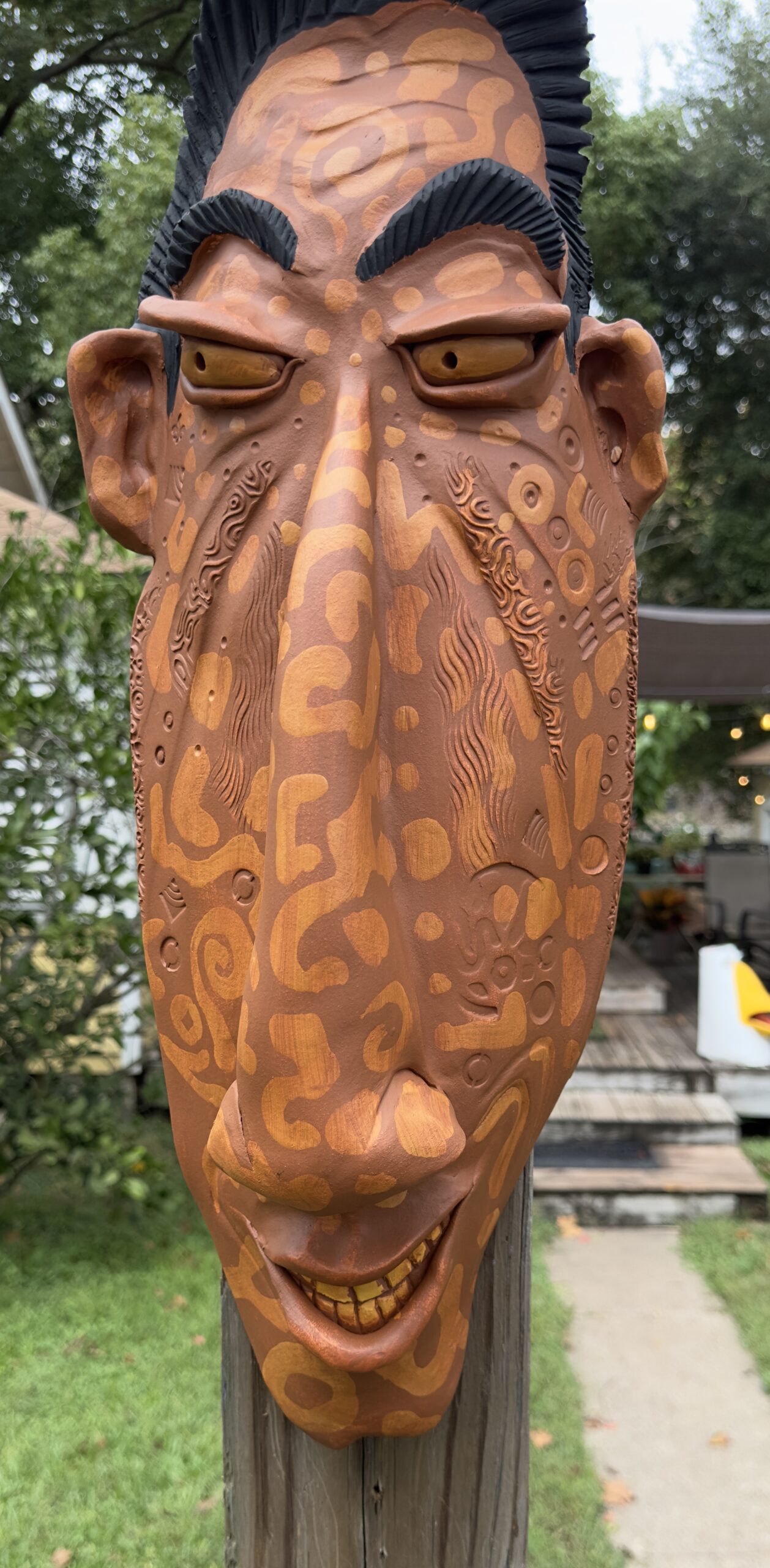 Large Tribal Mask "Pablito" - Image 3