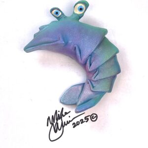 Hipster Shrimp Fish With Attitude