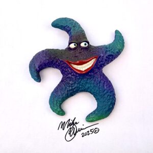 Bright Liberty Starfish Wall Art