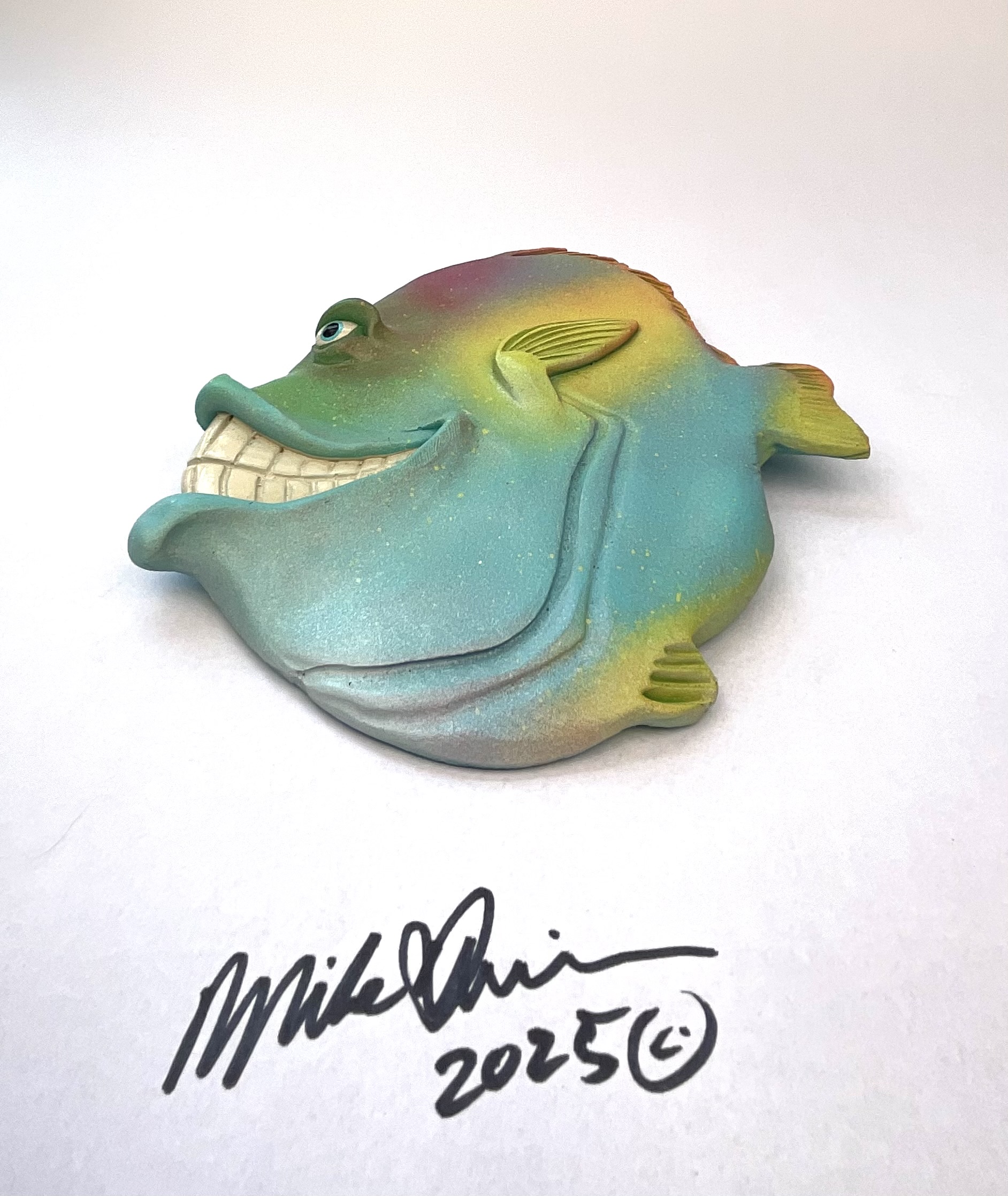 Wild Laughing Larry - Fish Art - Image 3