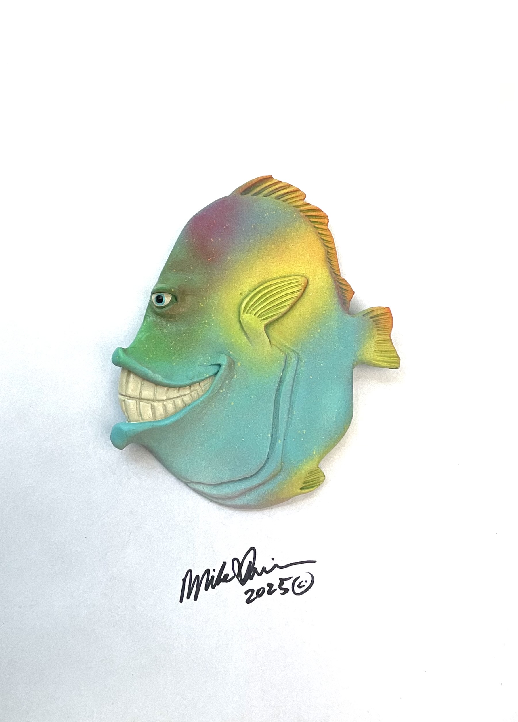 Wild Laughing Larry - Fish Art