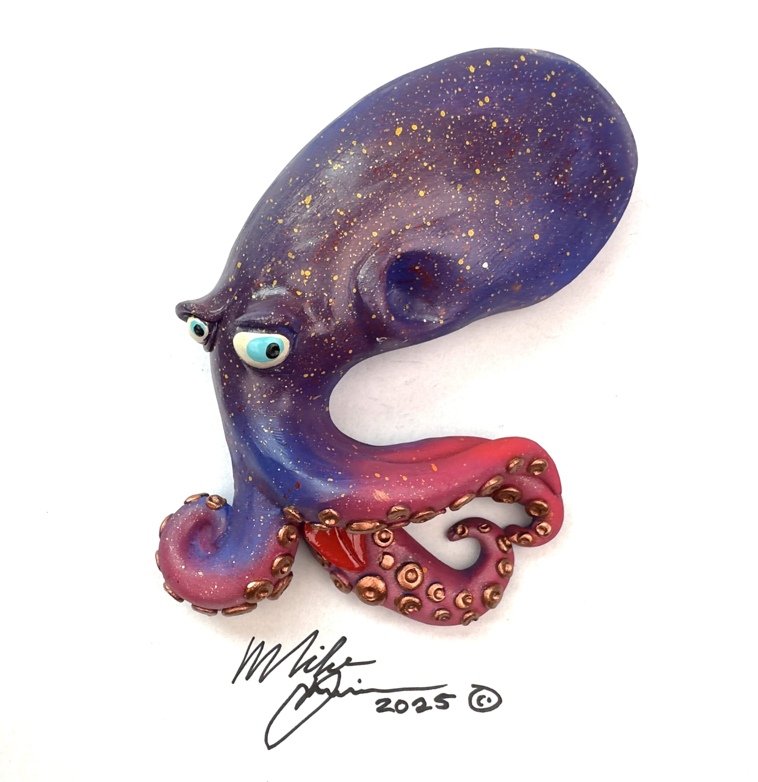 Groovy Bernie Octopus Fish with Attitude