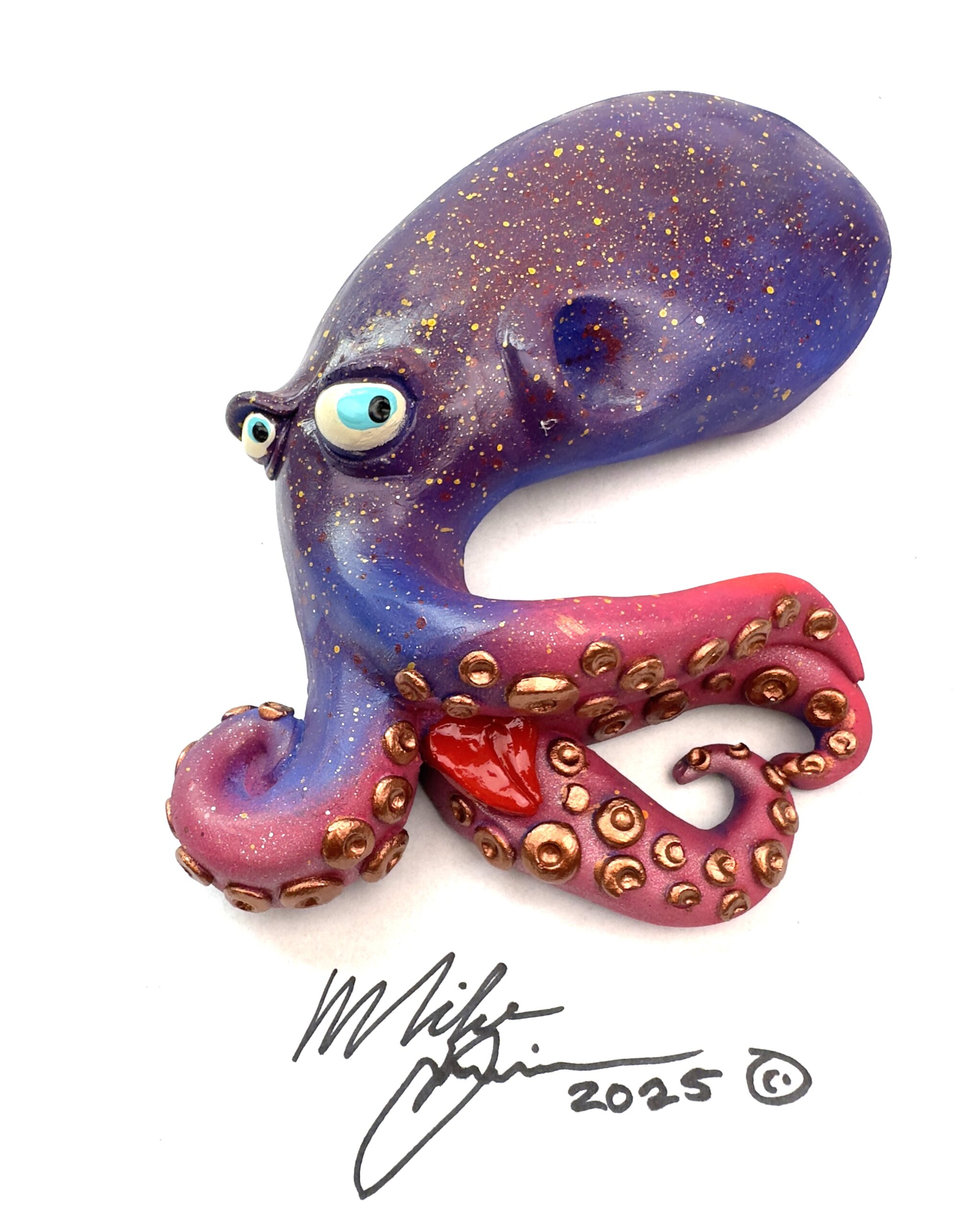 Groovy Bernie Octopus Fish with Attitude - Image 3