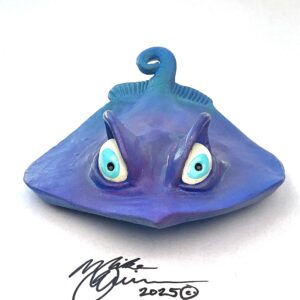 Wild Teal Oscar Stingray - Fish with Attitude