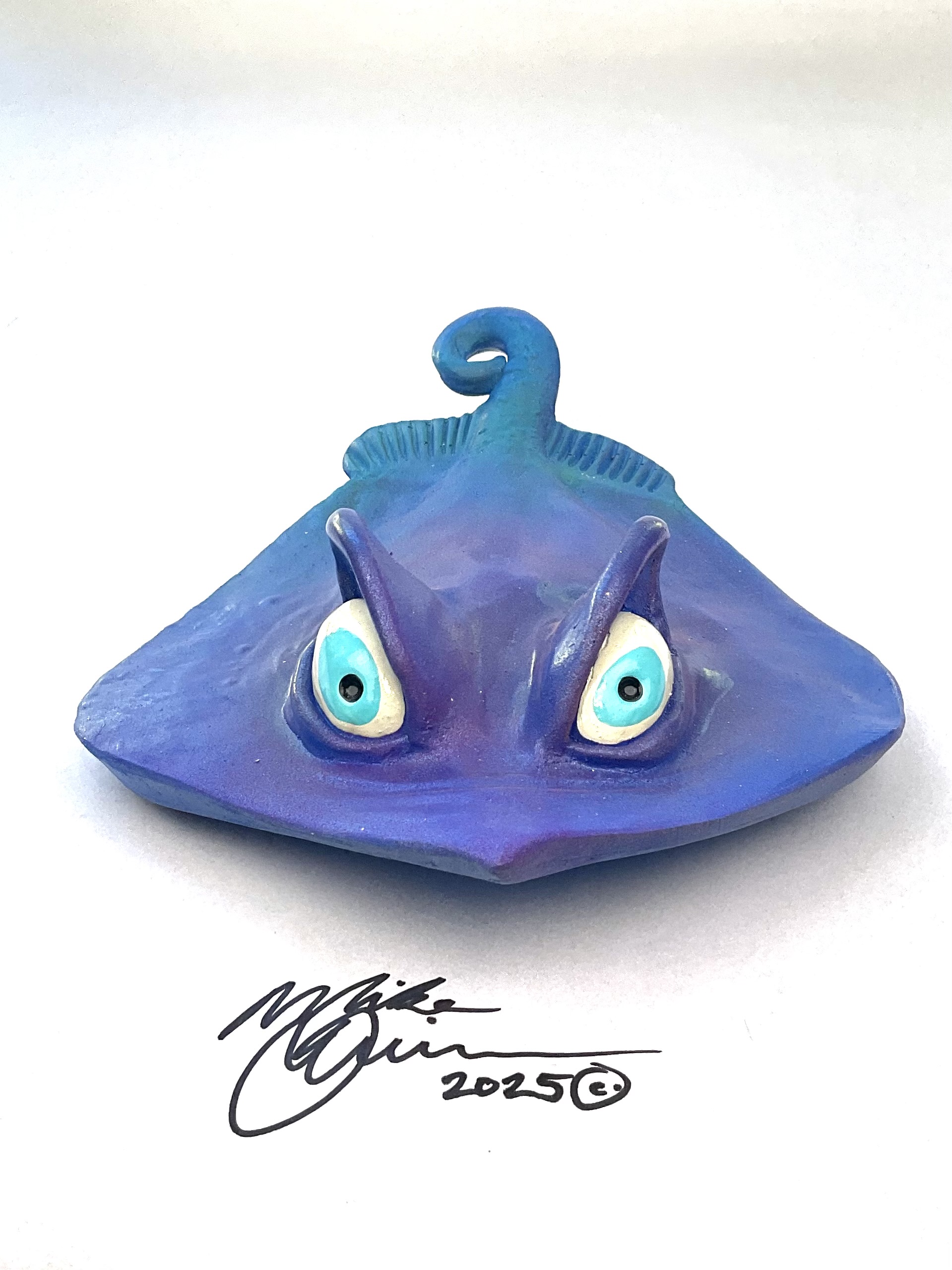 Wild Teal Oscar Stingray - Fish with Attitude