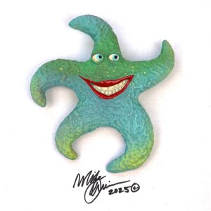 Bright Liberty Starfish Wall Art