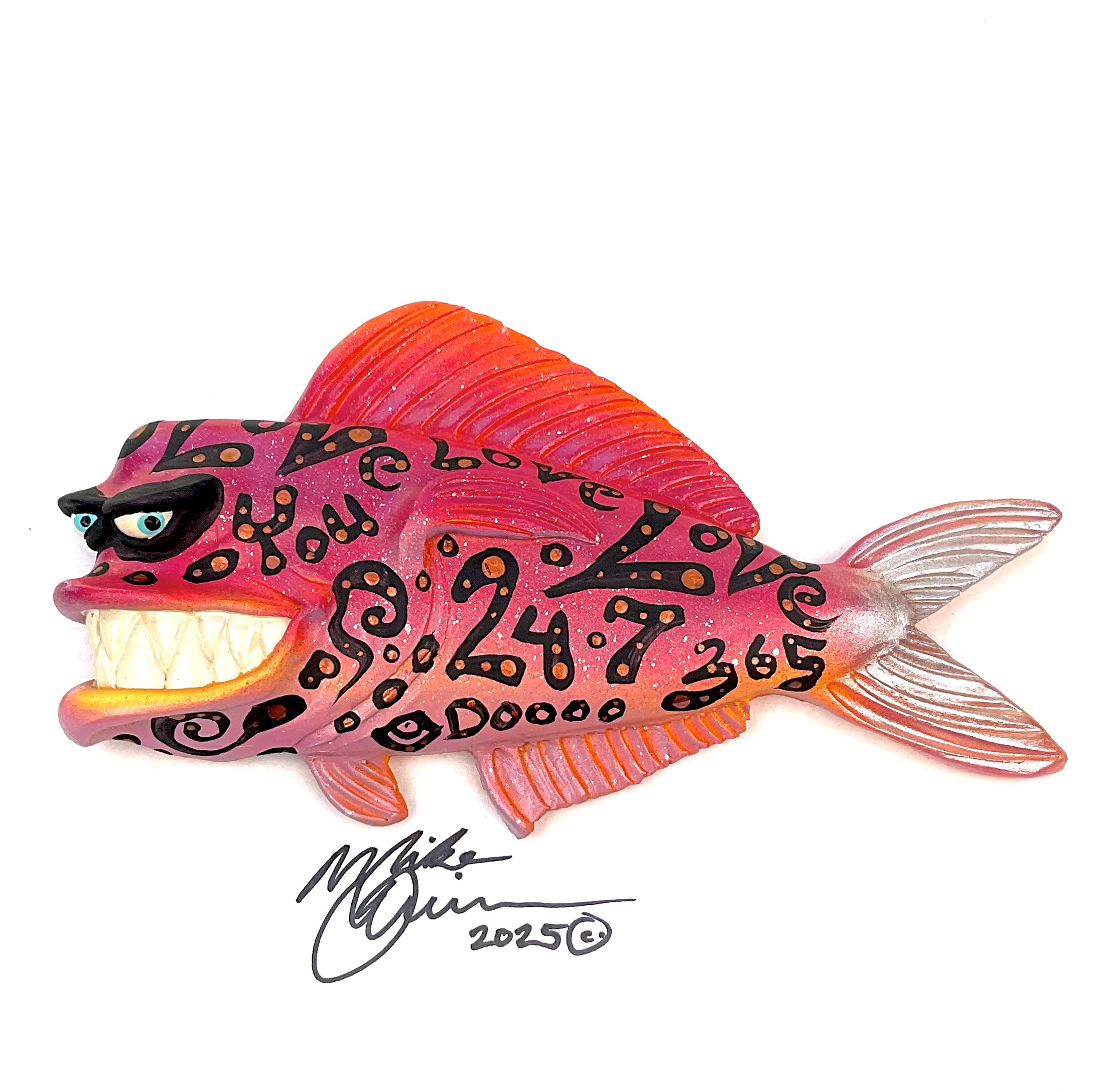 Toothy Uncle Charles Fish with Attitude