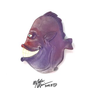 Wild Laughing Larry - Fish Art