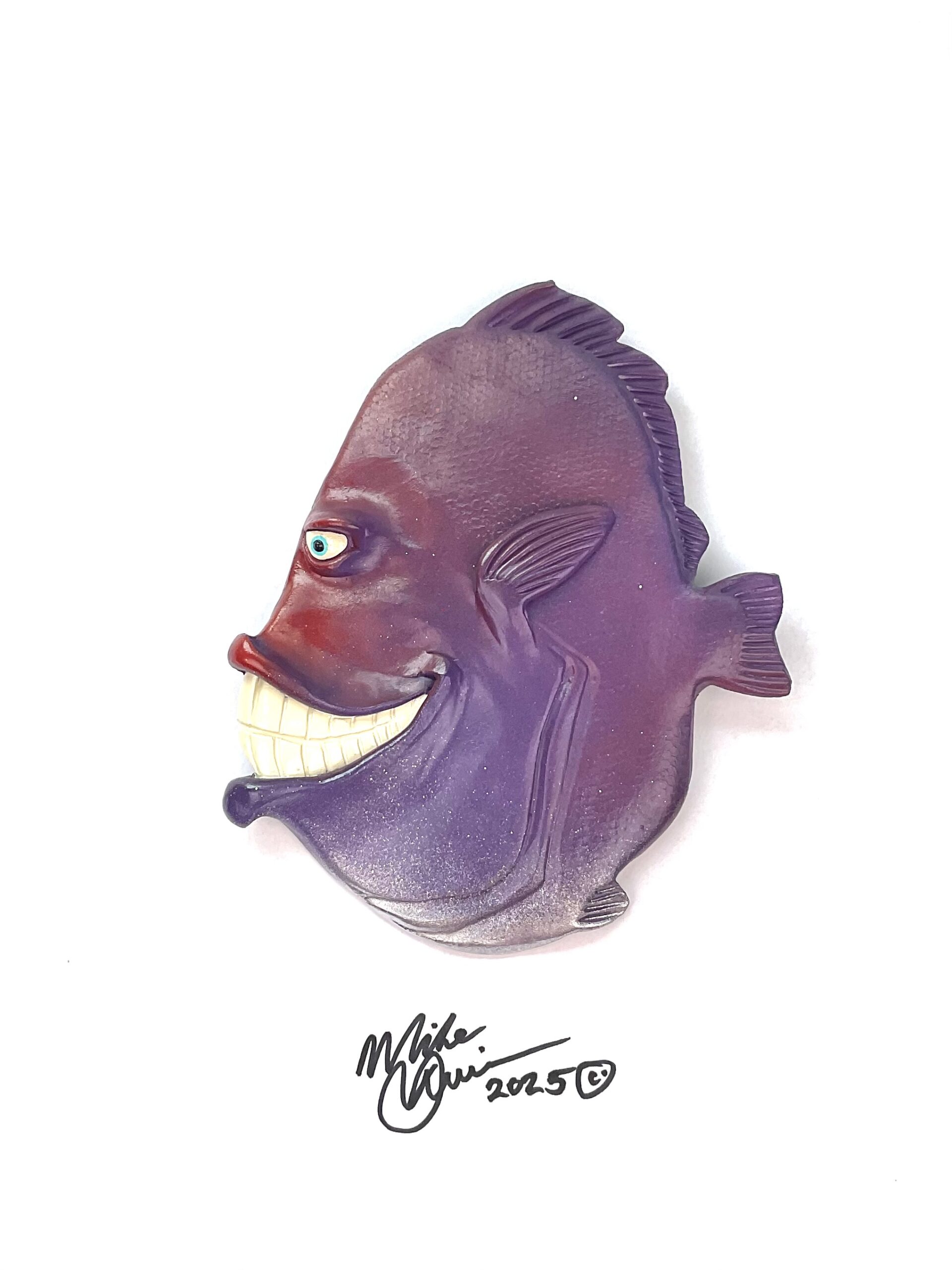 Wild Laughing Larry - Fish Art