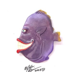 Wild Laughing Larry - Fish Art