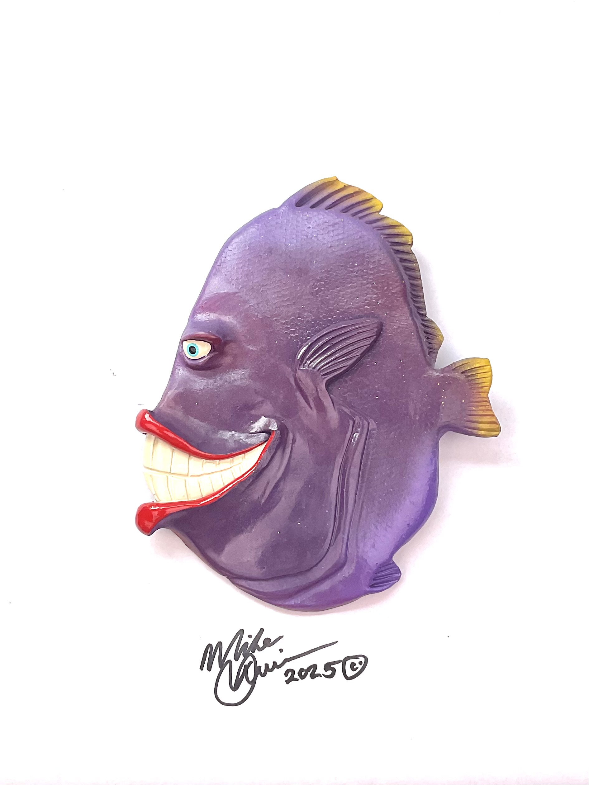 Wild Laughing Larry - Fish Art