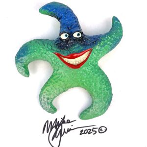 Bright Liberty Starfish Wall Art