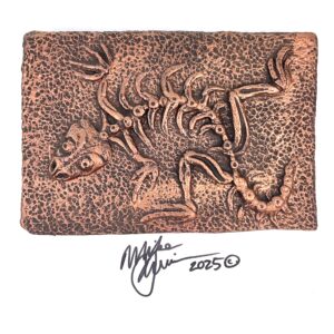 Lizza Dora Lizard Fossil by Mike Quinn
