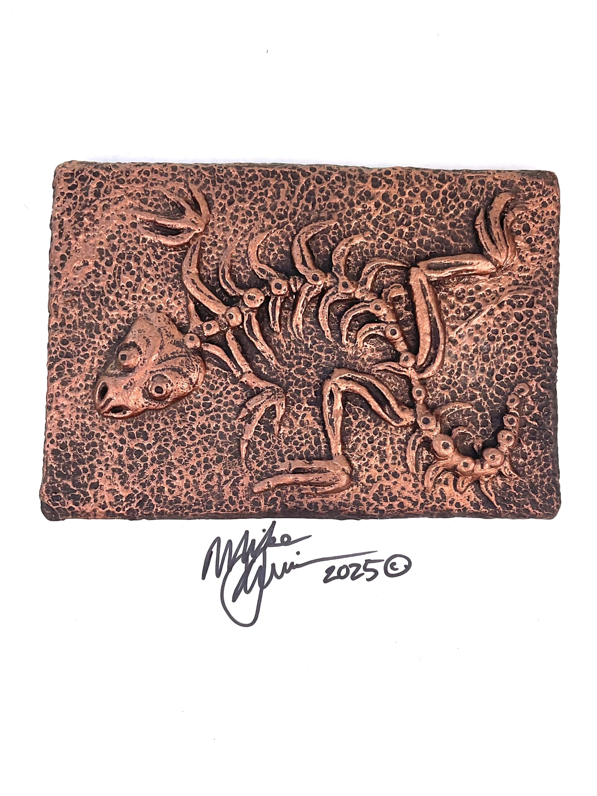 Lizza Dora Lizard Fossil by Mike Quinn