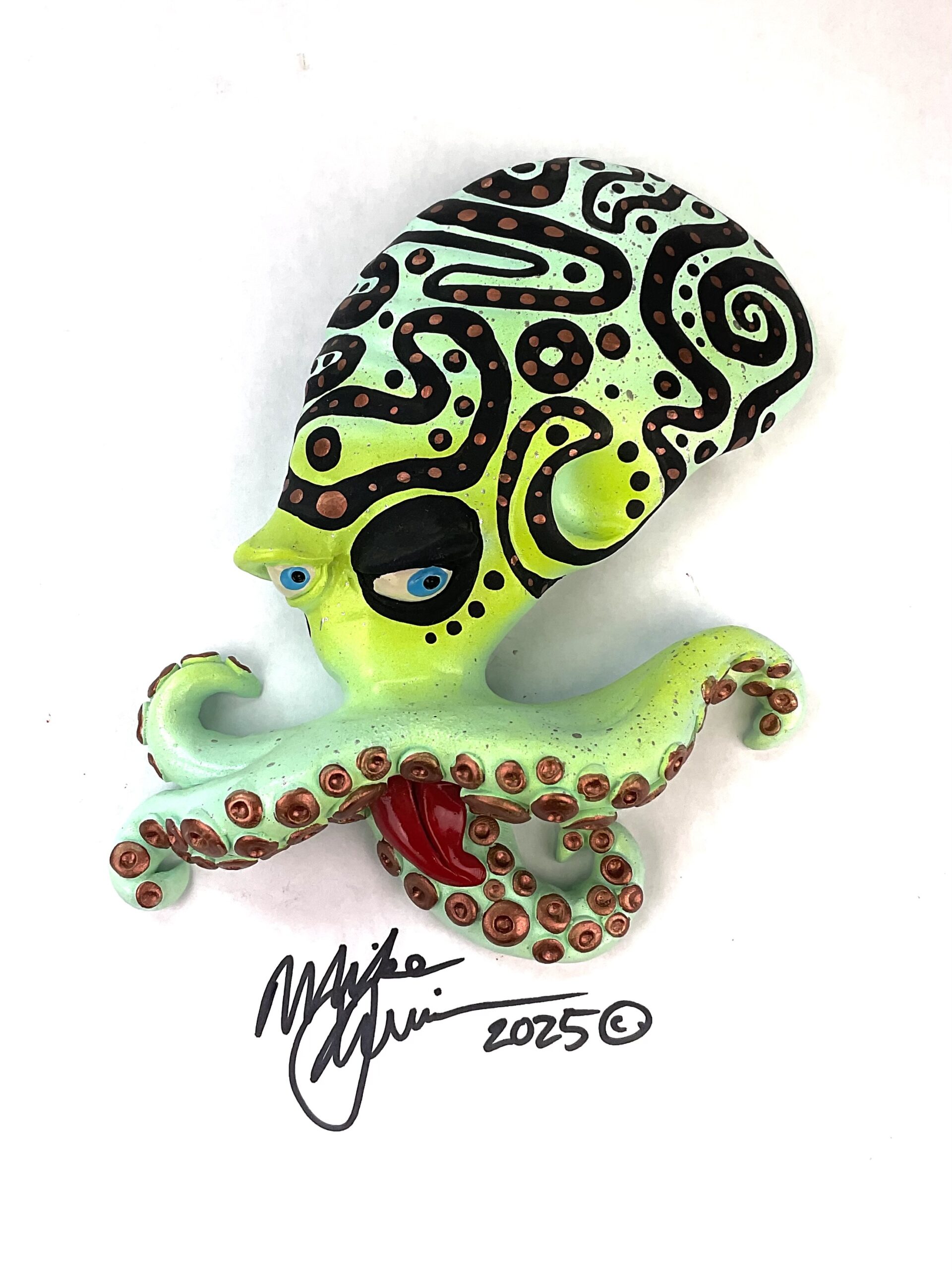 Patterned Mr. Poopy Octopus - Fish with Attitude