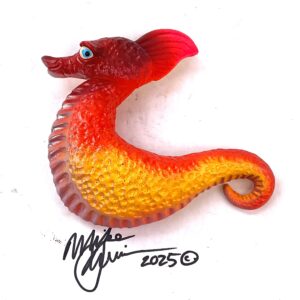 Amber Doodles -Seahorse - Artist Mike Quinn