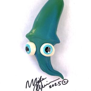 Snazzy Stinky Mel Squid Wall Art