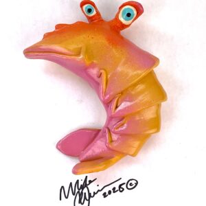 Hipster Shrimp Fish With Attitude