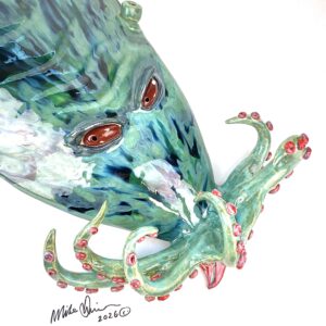 Large Glazed Squid - Jonny Bongiovanni