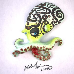 Patterned Mr. Poopy Octopus - Fish with Attitude