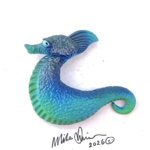Amber Doodles -Seahorse - Artist Mike Quinn