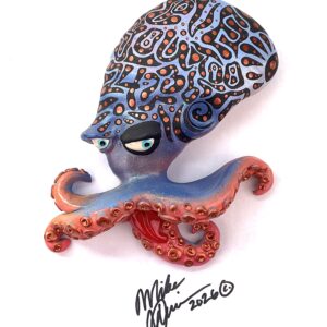 Patterned Mr. Poopy Octopus - Fish with Attitude