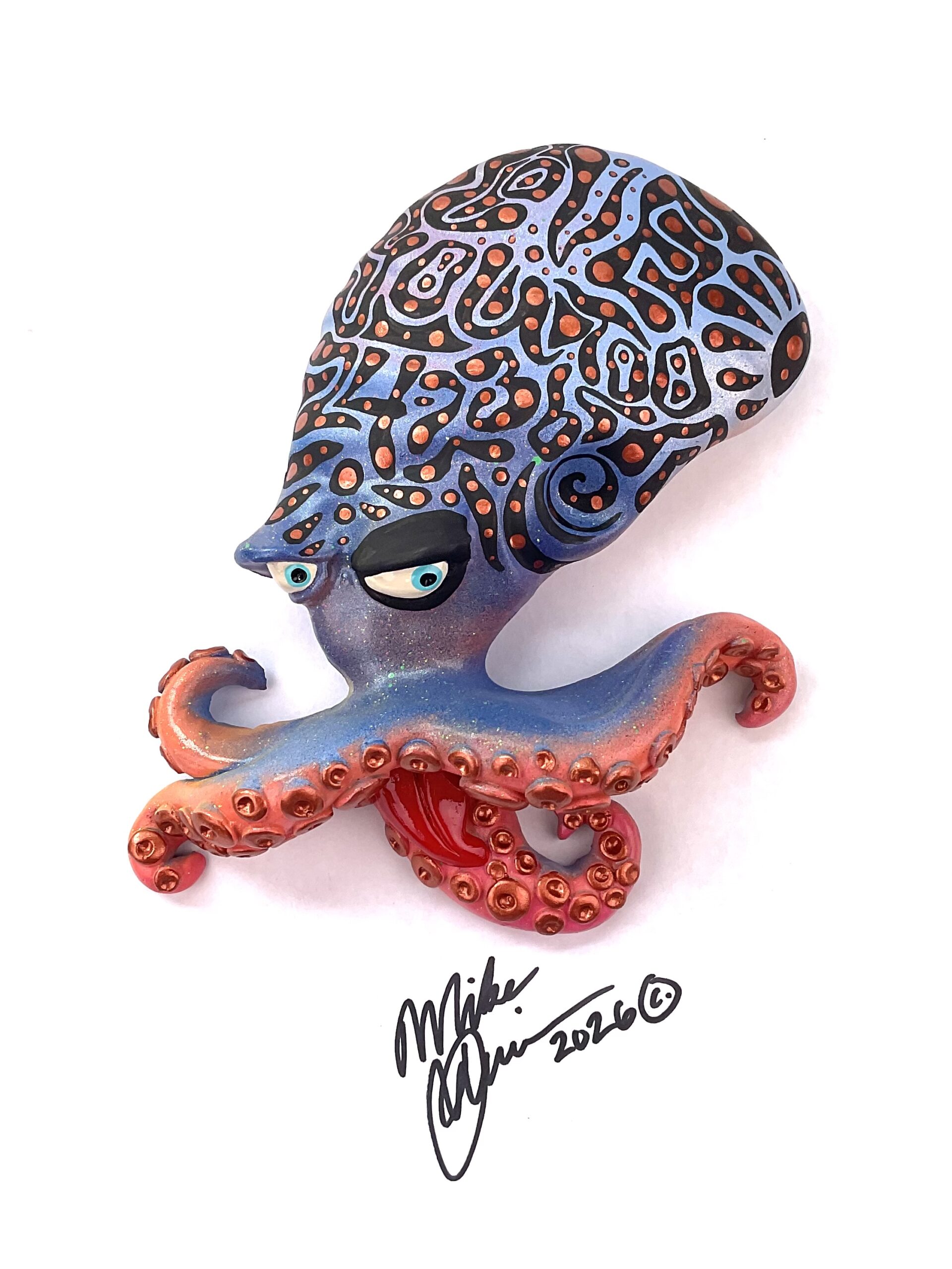 Patterned Mr. Poopy Octopus - Fish with Attitude